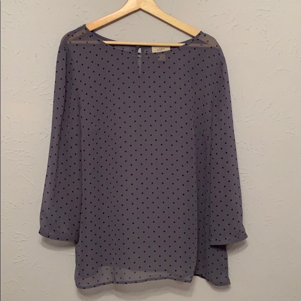 Loft Outlet Dot Blouse